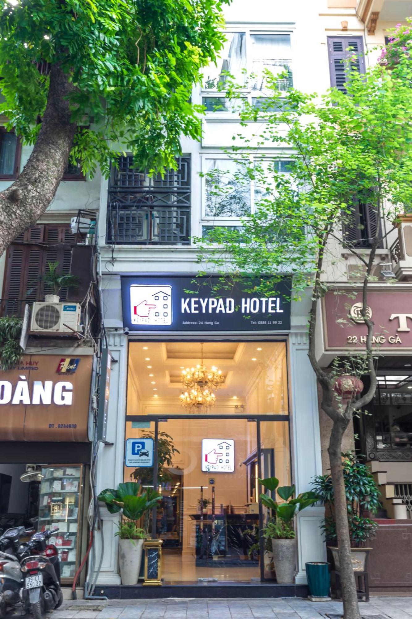 Keypad Hotel - 24 Hang Ga Hanoi Exterior photo